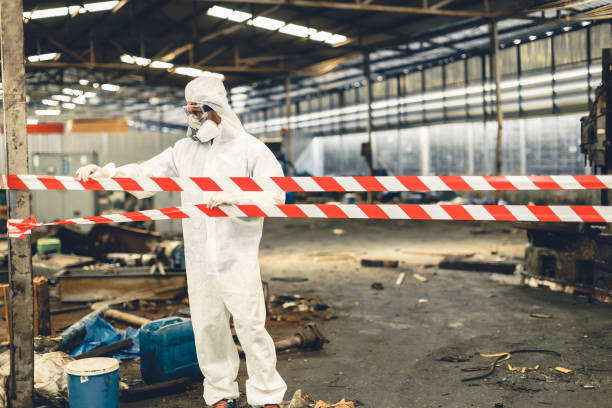 Professional Infectious Disease Decontamination technician working in Lester, IA
